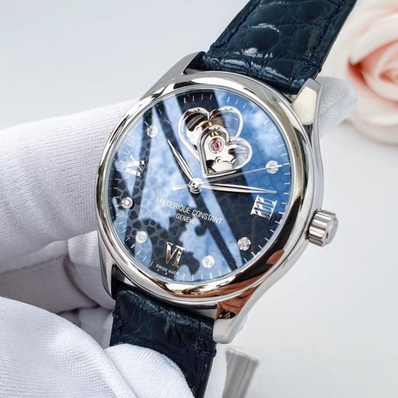 Frederique Constant 36mm Crocodile Leather Watch main image 5